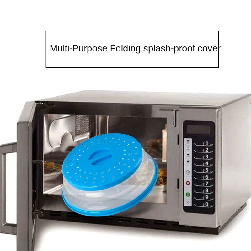 Kitchen Tools Microwave Splatter Cover Heating Folding Cover Fresh-keeping Cover Oil-proof Splash-proof Cover Cooking Lid