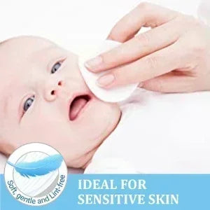 ForPro Premium Stitched Cotton Rounds, 100% Pure Cotton Pads for Removing Makeup, Nail Polish and Cleansing Face, 600-Count