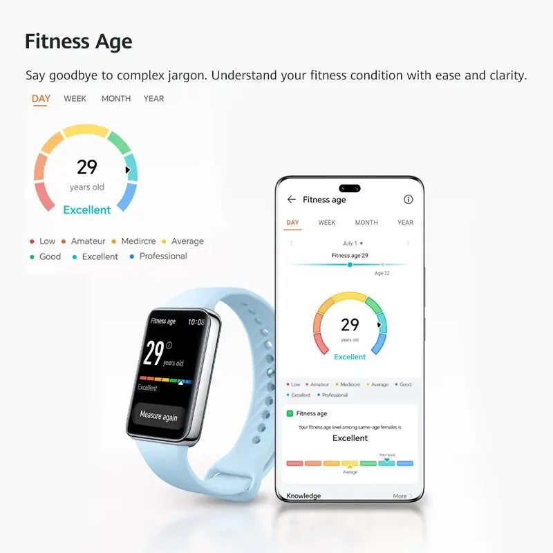 HONOR Band 9 1.57 Inches AMOLED 60Hz Display 14-Days Battery 96 Workout Modes All-day Monitor