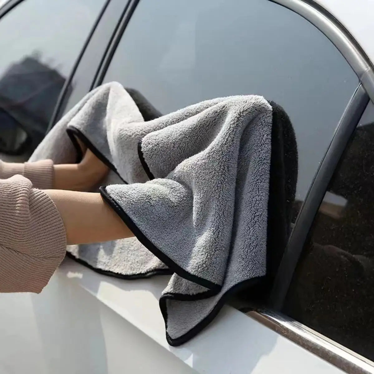 Microfiber Towel Car Wash Accessories Super Absorbency Car Cleaning Cloth Premium Microfiber Auto Towel One Time Drying