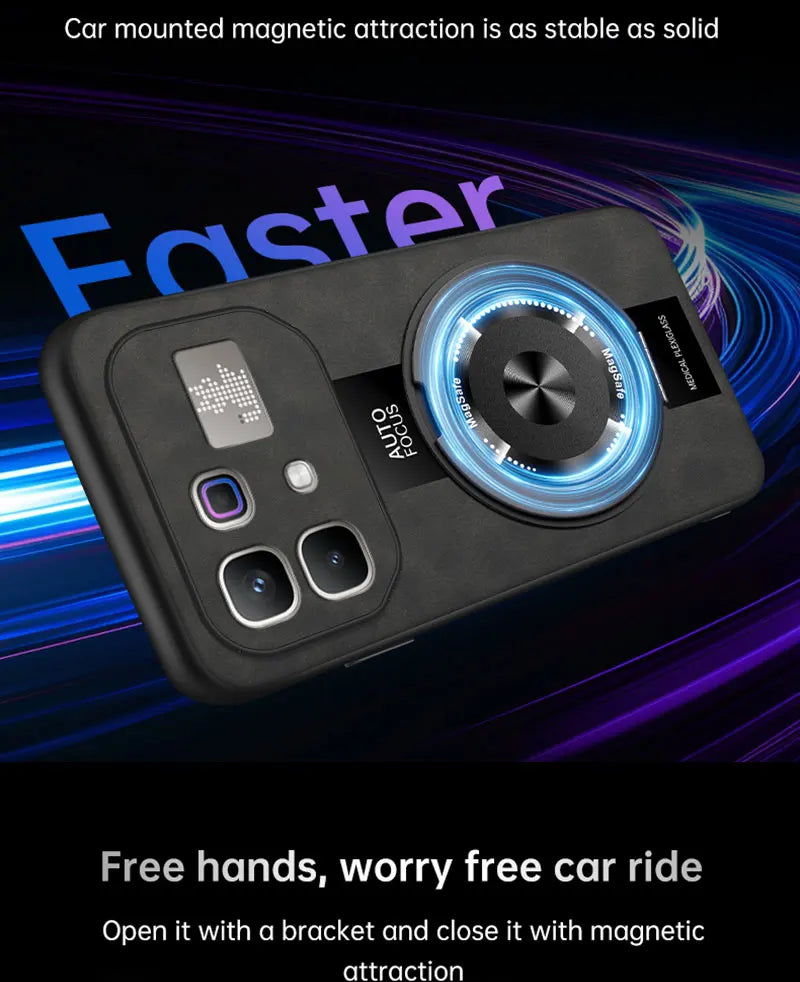 For Infinix Note 60pro Luxury Magnetic Capa de celular leather Case 360-degree rotating stand Cover Shockproof Bumper Funda