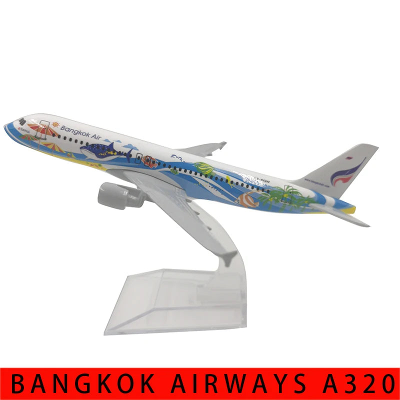 JASON TUTU 16cm Concorde Plane Airplane Model Aircraft Model Diecast Metal 1/400 Scale Planes