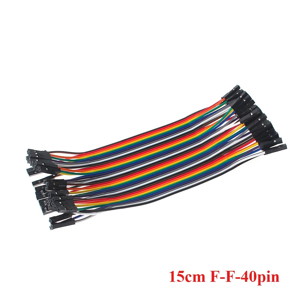 Dupont Line 10/15/20CM 40Pin Male To Male + Male To Female and Female To Female Jumper Wire Dupont Cable for Arduino DIY KIT
