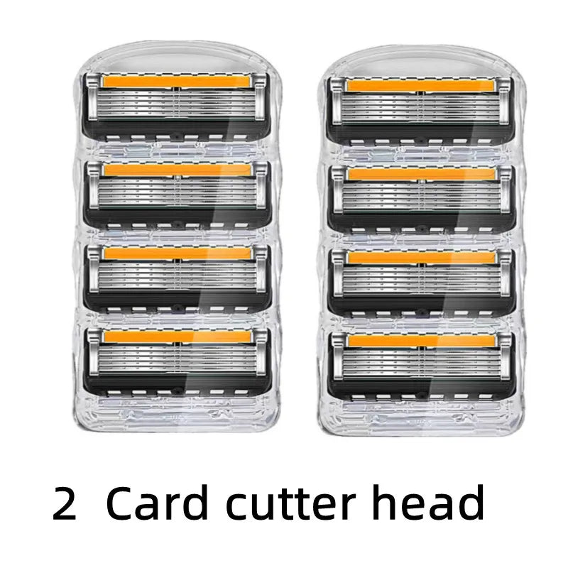 CC002-Razor cycle replaces shaver 5-layer shaving head replaces professional razor blades