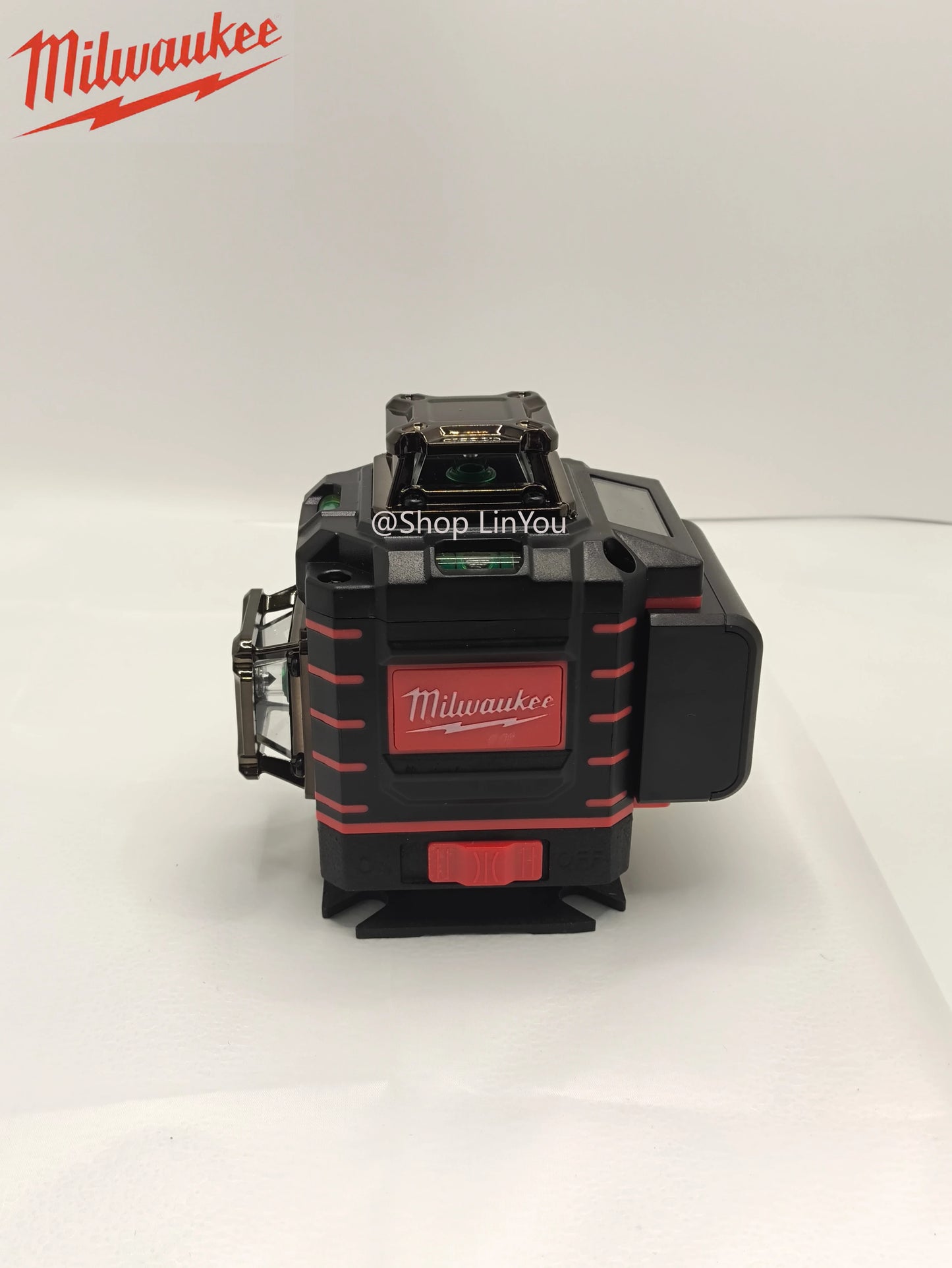 Milwaukee 4 Sides*360 Degree Vertical 4.2V 3-4D Laser Level Green Beam 16 Lines Self-leveling Vertical Cross Line Lase