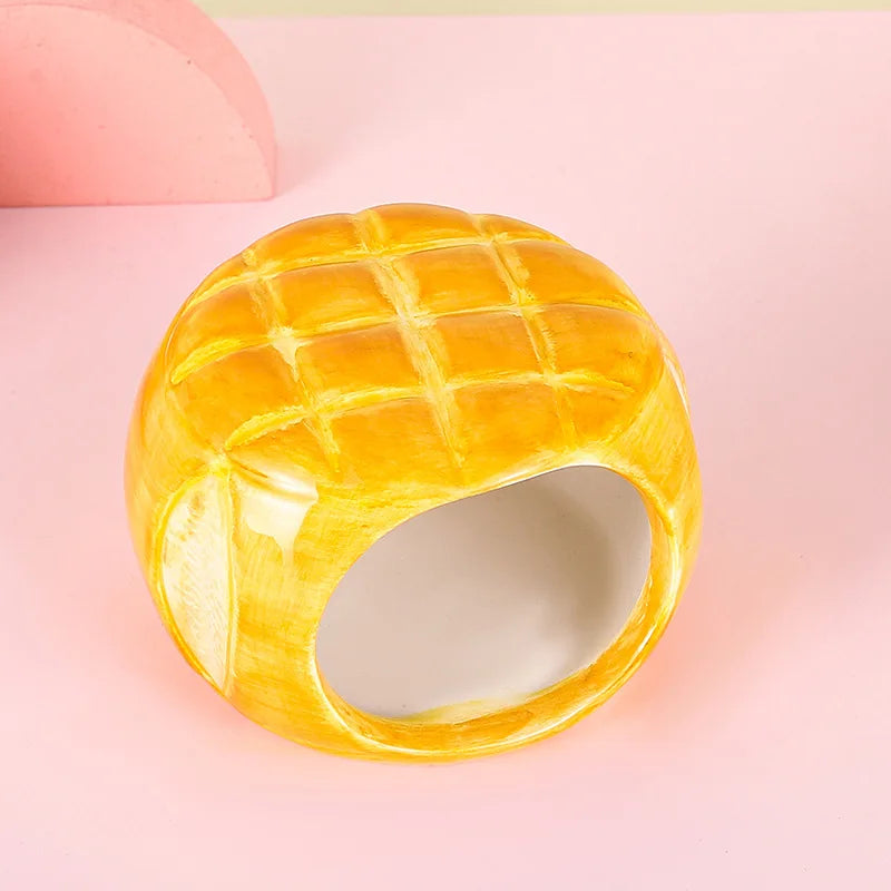 Ceramic Hamster House for Small Animals Outdoor Cave Small Animal Cool House