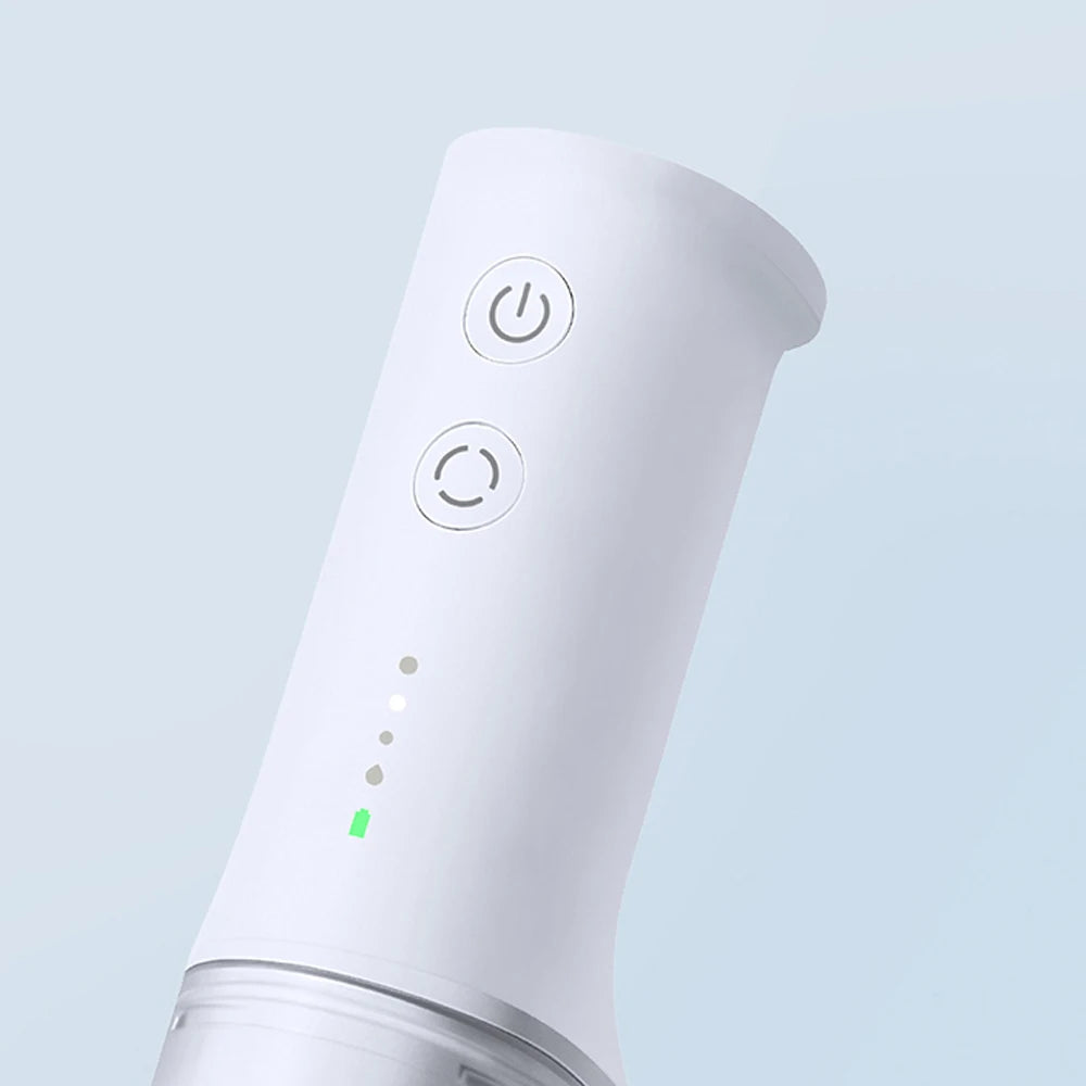 XIAOMI MIJIA Portable Oral Irrigator,4 Mode 200ML Rechargeable Flossers IPX7 Waterproof Cleaning Electric Flossing Picks Machine