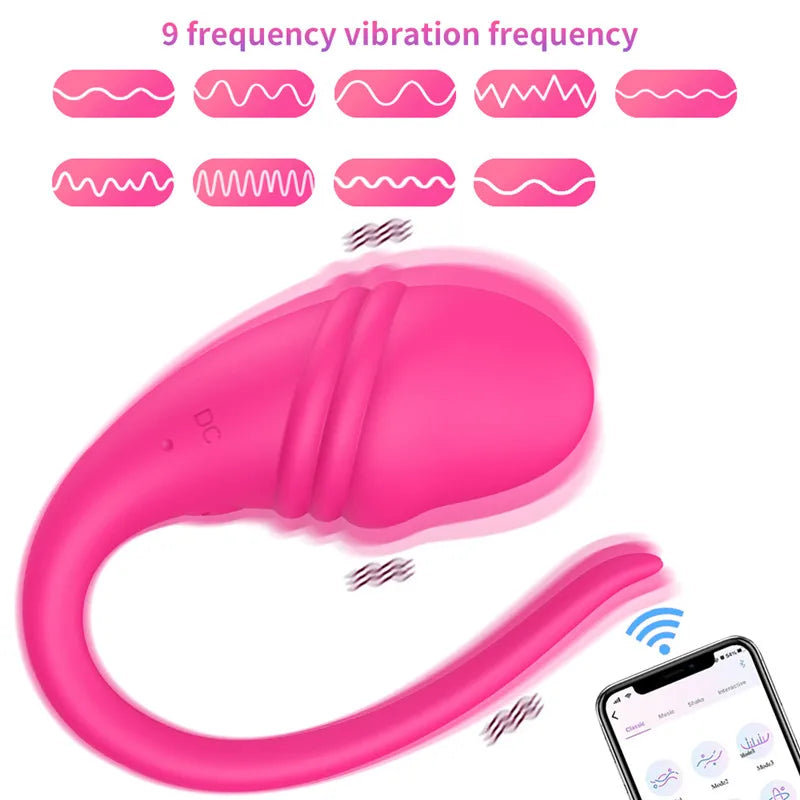 Wireless Remote APP Dual Control Dildo Vibrator for Women Wear Vibrating Egg Vagina Ball Clit Female Panties Sex Toys for Adults