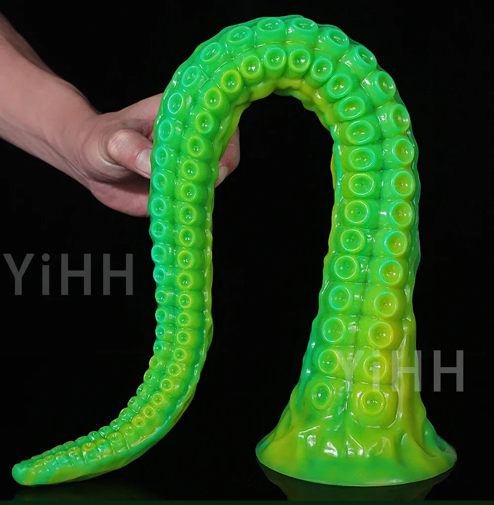 Long Butt Plug Silicone Long Anal Plug Tentacle Dildo Penis With Suction Cup Big Anal Sex Toys Progressive Vaginal Massage