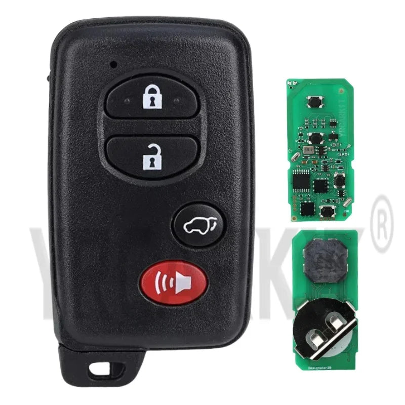 For Toyota Venza Prius C Prius V 4Runner 2009-2018 314.3MHz HYQ14ACX Board: 271451-5290 Smart Card Remote Key Fob Keyless Entry