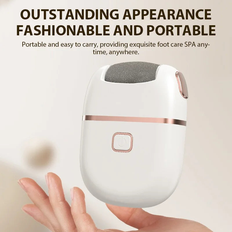 Rechargeable Electric Foot Grinder Dead Skin Remover Calluses Feet Scrubber Electric Foot File Dry Dead Cracked Foot Care Repair