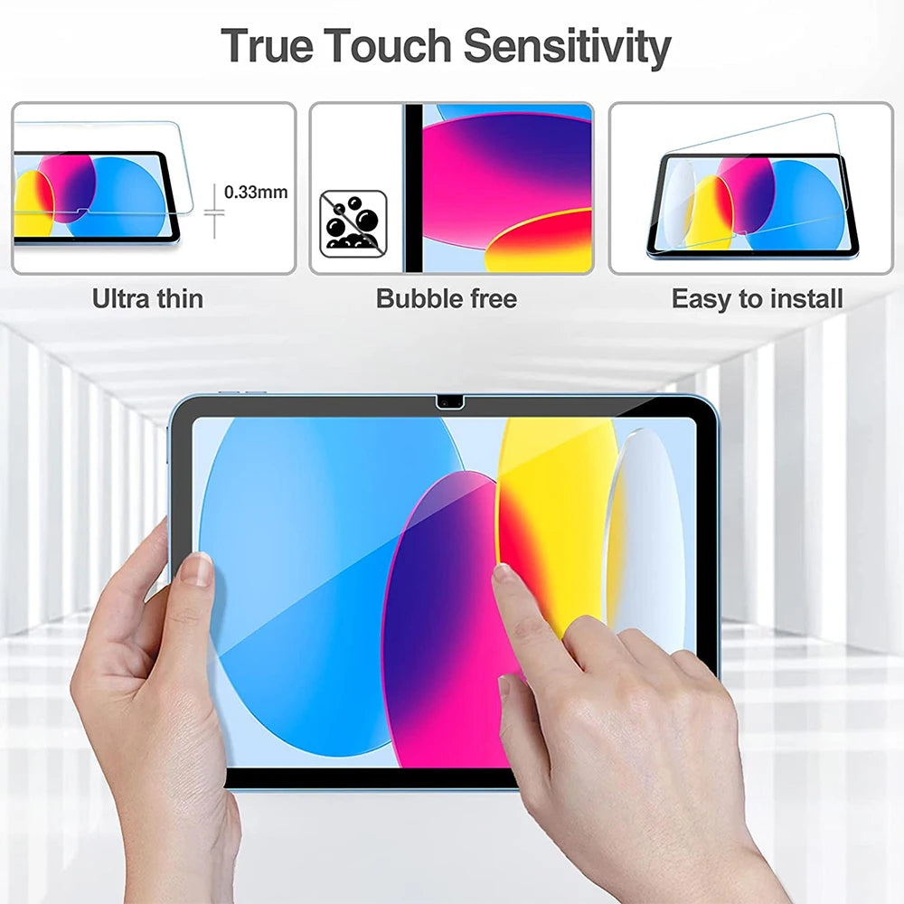 9H Tempered Glass For Apple iPad 10th Gen 10.9 inch 2022 A2757 A2777 A2696 Screen Protector For iPad 10th 10.9 Protective Film