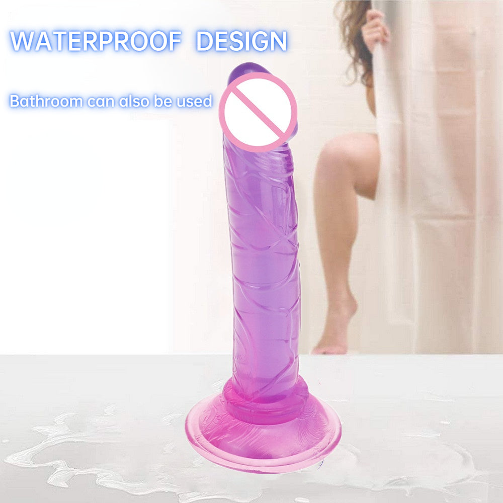 Translucent Soft Jelly Dildo Realistic Fake Dick Penis Butt Plug Sex Toys for Woman Vagina Anal Female Masturbation Huge Dildos