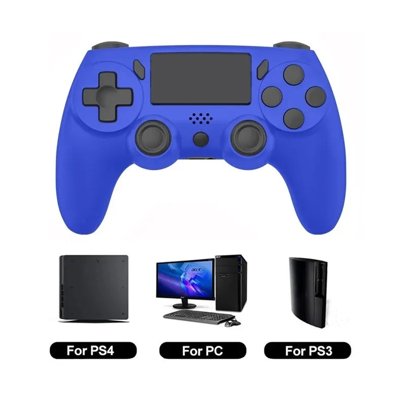 GAMINJA Wireless Gamepad with Six Axis Gyros Dual Vibration Game Controller For PS4 PS3 Game Console Windows 7 8 10 PC Joystick