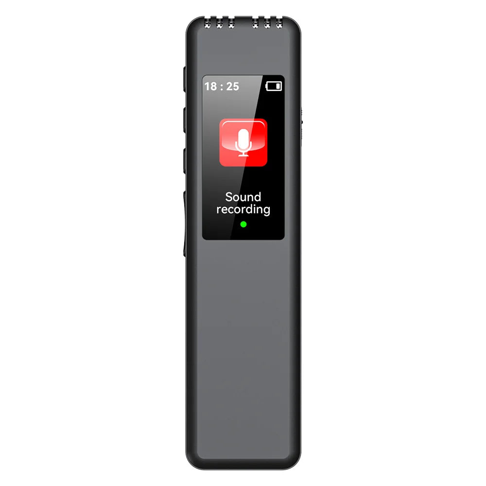 128GB Digital Sound Activated Voice Recorder Pen 0G-64GB Card Dictaphone Audio Recorder 1536KBPS Recording Interviews MP3 Player