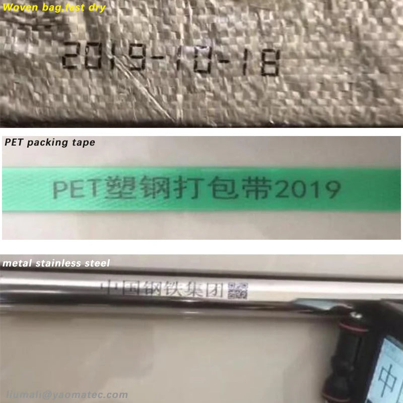 YAOMATEC 1790 12.7MM 28 Languages Code Date Number Logo High Quality Handheld Inkjet Printer Gun Portable Inkjet Coding Machine