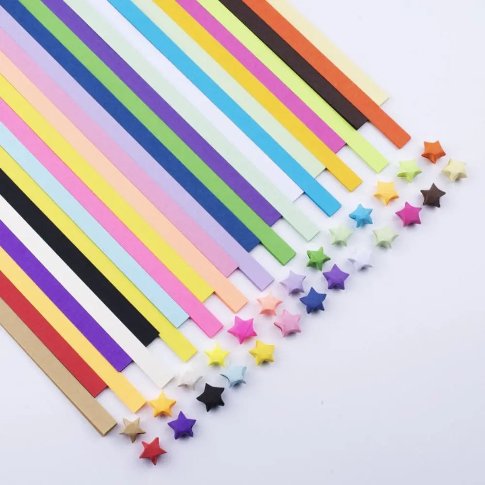 540 Sheets Origami Paper Stars DIY Hand Crafts Origami Lucky Star Paper Folding Origami Star Paper Strips for Paper Arts Crafts