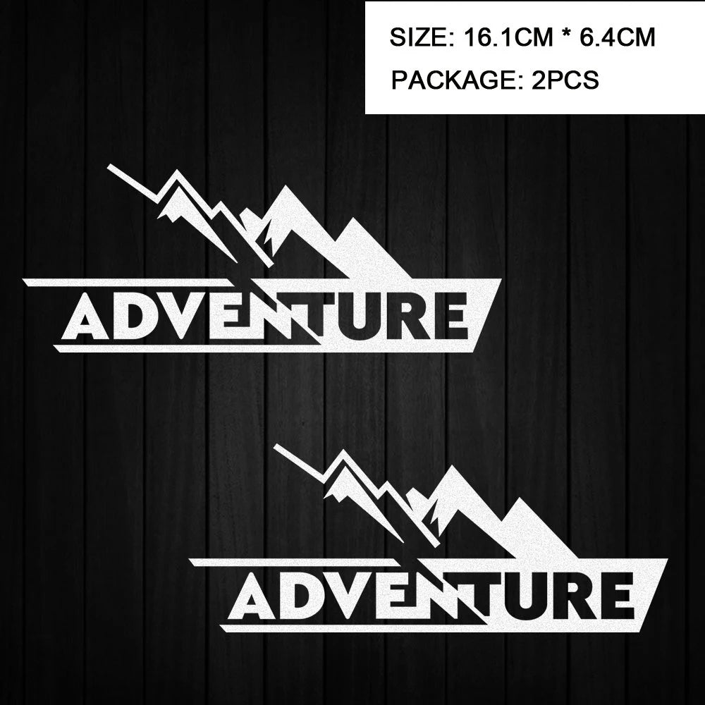 Motorcycle Top Box Reflective Adventure Stickers for Honda Africa Twin BMW GS 1200 1250