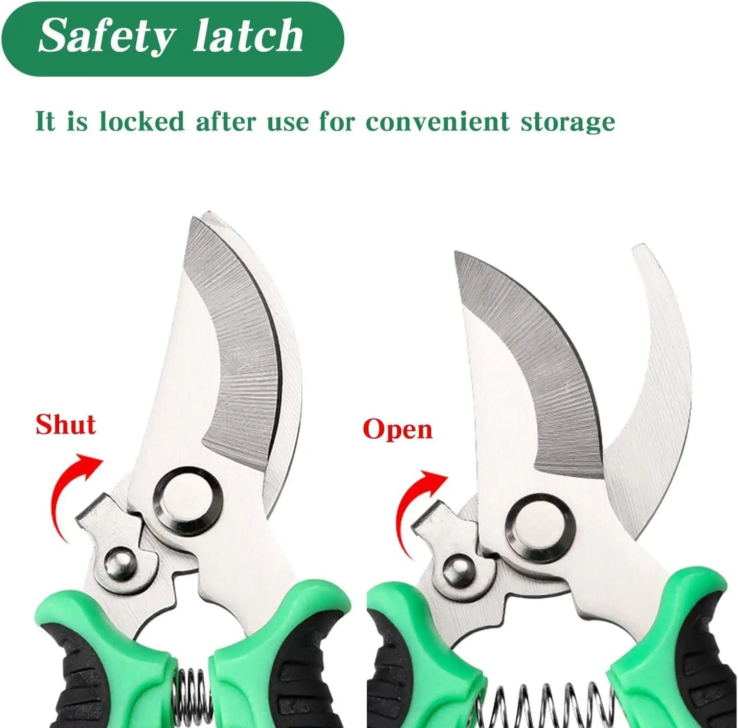 Professional Garden Scissors Stainless Steel Shears Bypass Pruning Tree Thick Branch Trimming Beak Scissors Sharp Hand Pruners