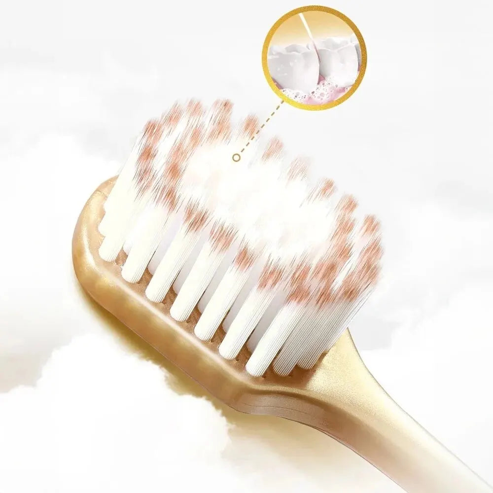 6pcs Toothbrush Adult Household Wide Head Thick Soft Silk Couple Thin And Soft Hair Toothbrush