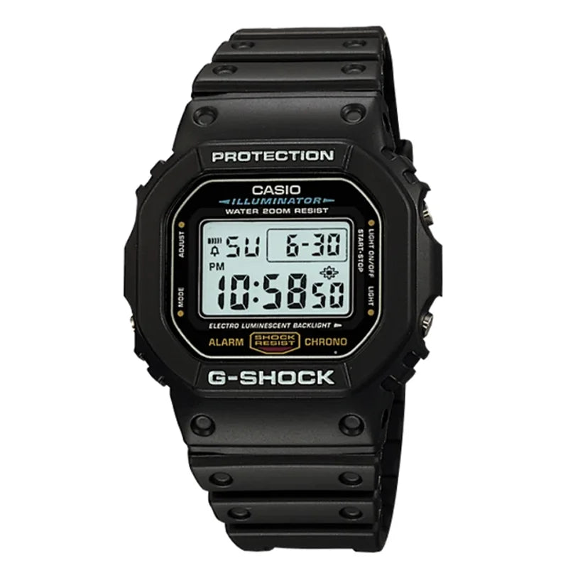 Casio DW 5600 Men Women Watch G SHOCK Sutra Small Square Multi functional Calendar LED Lighting Sports Electronic Women Watch