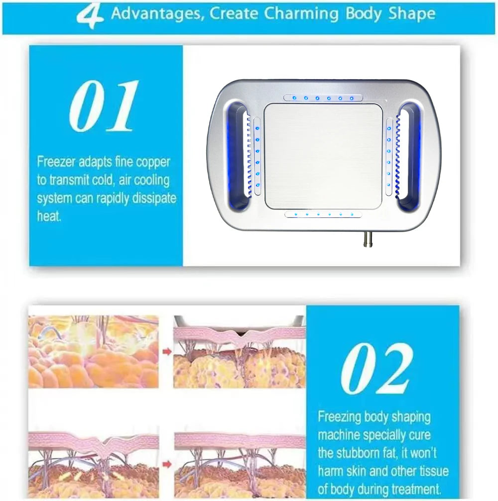 NEW Cryolipolysis Machine Fat Freezing Belly Fat Burner For Women Lipo Lab Fat Dissolver Body Slimming Massager Lose Weight