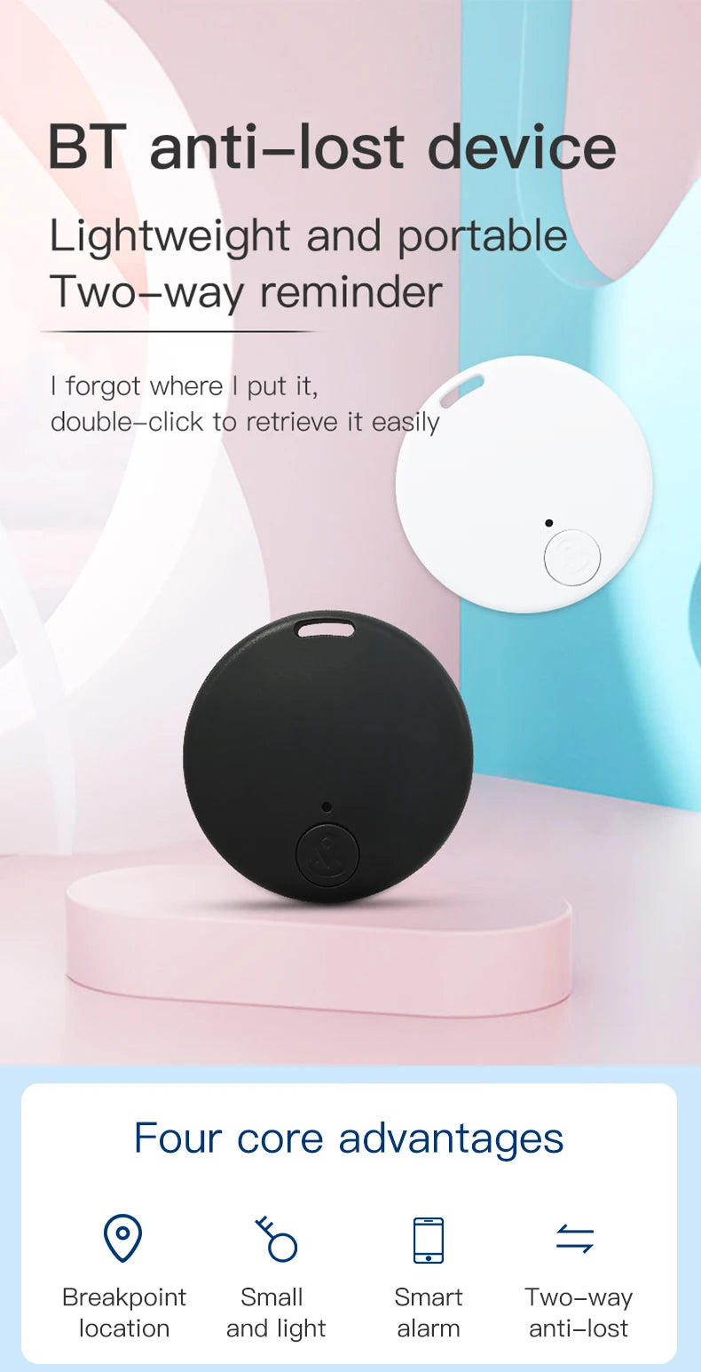 Mini Gps Tracker Bluetooth Anti-lost Device Tracking For Gps Plotter Without Subscription Car Play Moto Satellite Locator