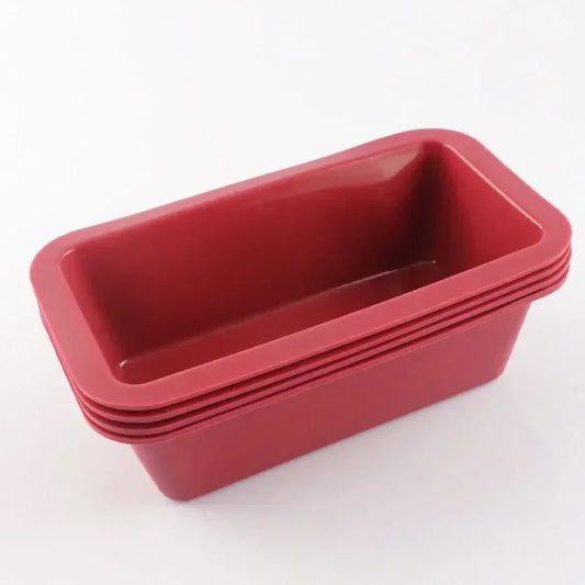 Silicone Baking Molds NonStick Rectangle Cake Pans Mini Loaf Pan Easy Release Bread Toast Mould Kitchen Accessories Pastry Tool