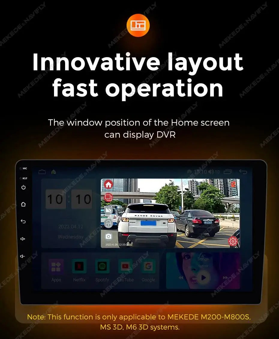 MEKEDE New Android System 7862 8Core DSP Car Multimedia for VW Toyota Universal Autoradio with Carplay RDS GPS BT 4G LTE 5G Wifi