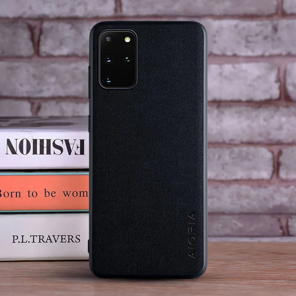 Textile Case for Samsung Galaxy S20 Ultra S20 Plus S20 FE S20 S10E S10 Plus S10 lite S10 5G S10X S10 perfect touching feel case