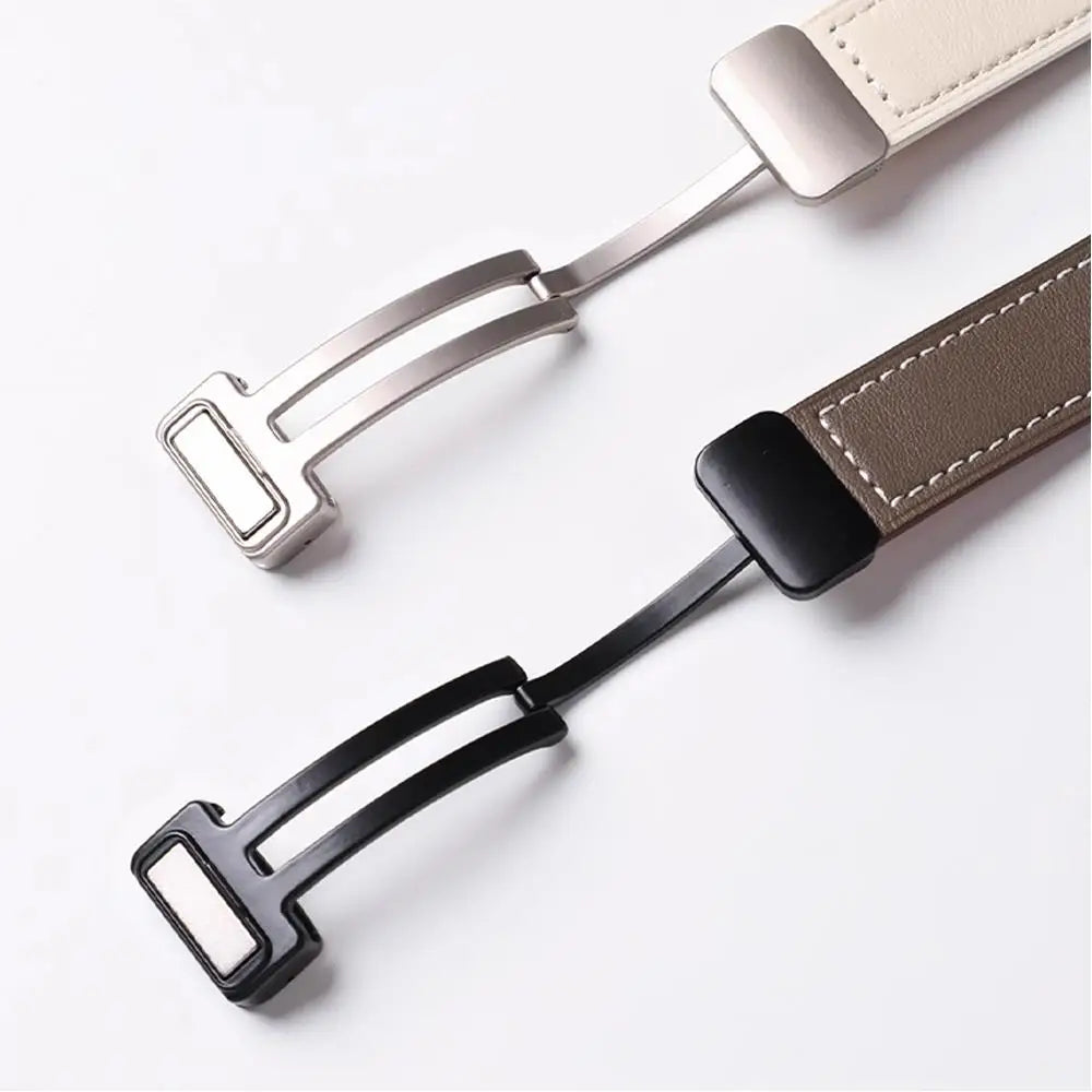 Magnetic Leather Strap for Huawei Band 10 9 8 NFC Soft Sport Replacement Breathable Correa Band10 Bracelet Wristband Accessories