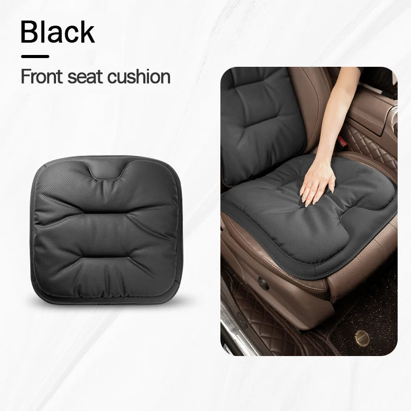 Four Seasons Universal Car Seat Cover Breathable Leather Car Seat Waist Cushion Covers Auto Interior Seats Interior Accessories