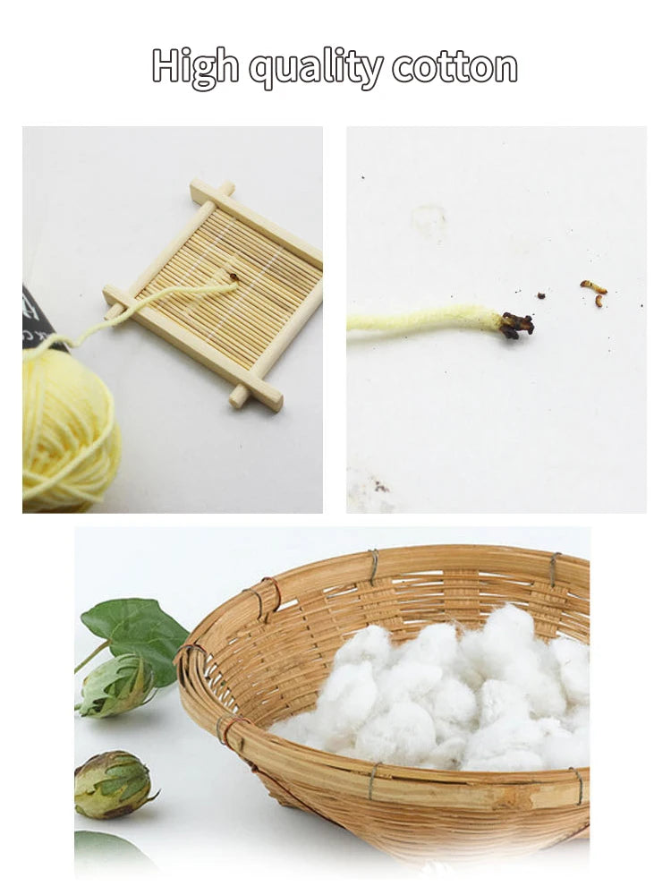 Baby Line 4 Strands Milk Cotton Line Soft And Light Skin Combed Fine Cotton Line Baby Line Crochet Shoes Doll Scarf Yarn