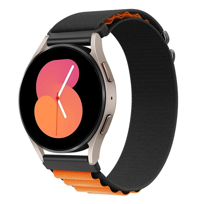 22mm 20mm Alpine Loop Bracelet for Samsung Galaxy Watch 7/6/5/4/Classic Band for Nylon Strap Huawei Watch GT4 GT2 3 GT5/Pro 46mm