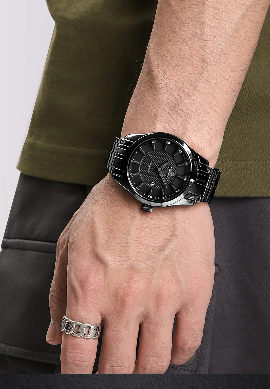 Top Brand NAVIFORCE Men's Watch Waterproof Quartz Business Casual Wristwaches Stainless Steel Strap Date Clock Relogio Masculino