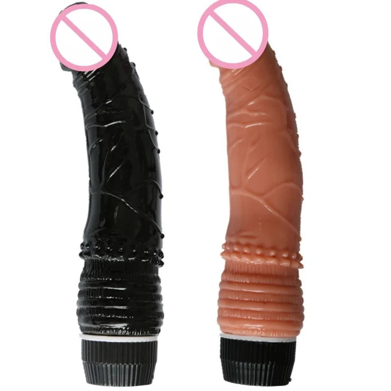 Dildo Vibrator Sex Toy Male Realistic Dildo TPE Jelly Penis Vibrating Vagina Massager Female Clitoral  Stimulation Masturbator