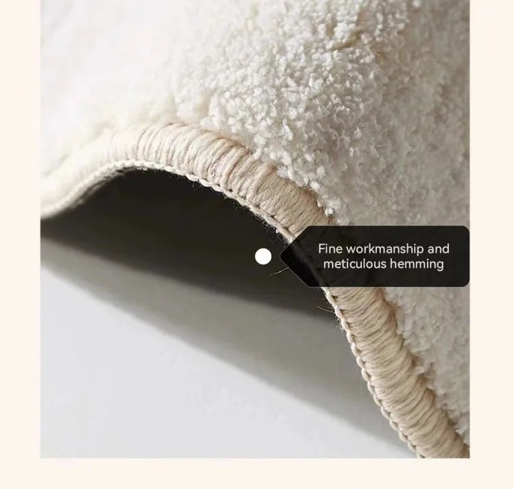 Car Color Imitation Cashmere Rug Digital Printing Technology Simple Housewarming Gift Handmade Non-Slip Decorative Carpet