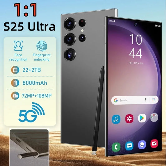 2025 Original Pad S25 ultra Tablet PC 7.3 inch HD 4K Android 14 22GB+2TB 8000mAh Battery 4G 5G Dual Sim Card WiFi GPS Google Tab