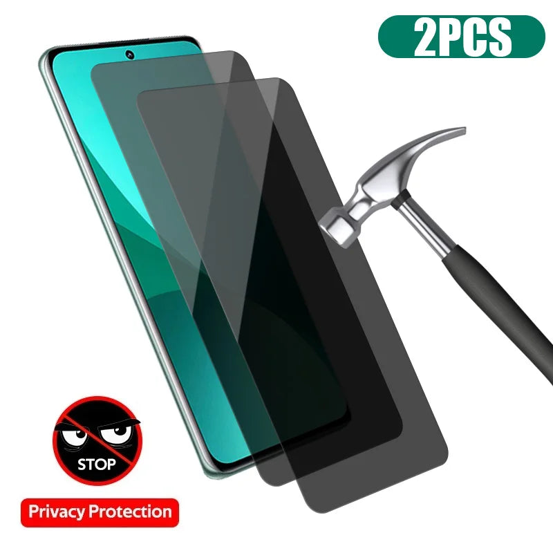 2PCS Privacy Glass Film For Xiaomi Mi11 Lite 5G NE Anti-Spy Tempered Glass Xiaomi11T Pro 12T Pro Smartphone Screen Protector