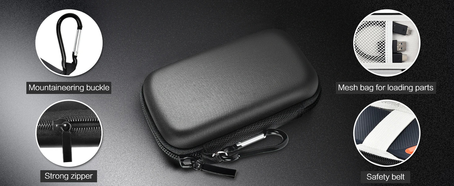 Case Compatible with SanDisk 1TB 2TB 500GB/for SanDisk PRO Extreme Portable SSD, External Solid State Hard Drive Storage Holder