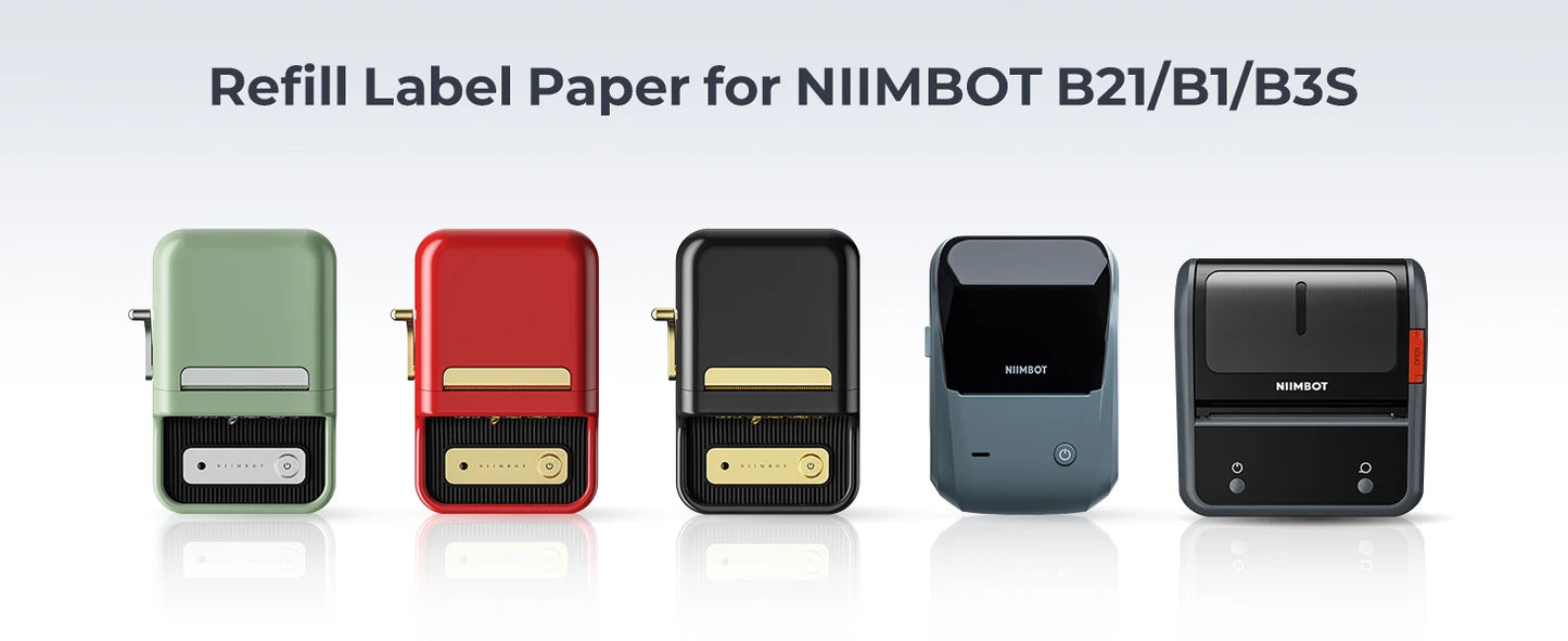 【Buy 2 get 10% off】Niimbot B21 B3S Thermal sticker White labels Waterproof label paper Jewelry retail store label sticker paper