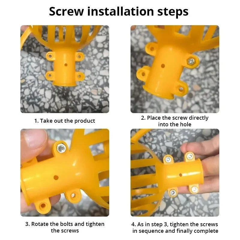 Farm Garden Hand Picking Tools Lightweight Reusable Convenient Fruit Catcher Apple Peach Picking Fruit Vegetable Picker Device