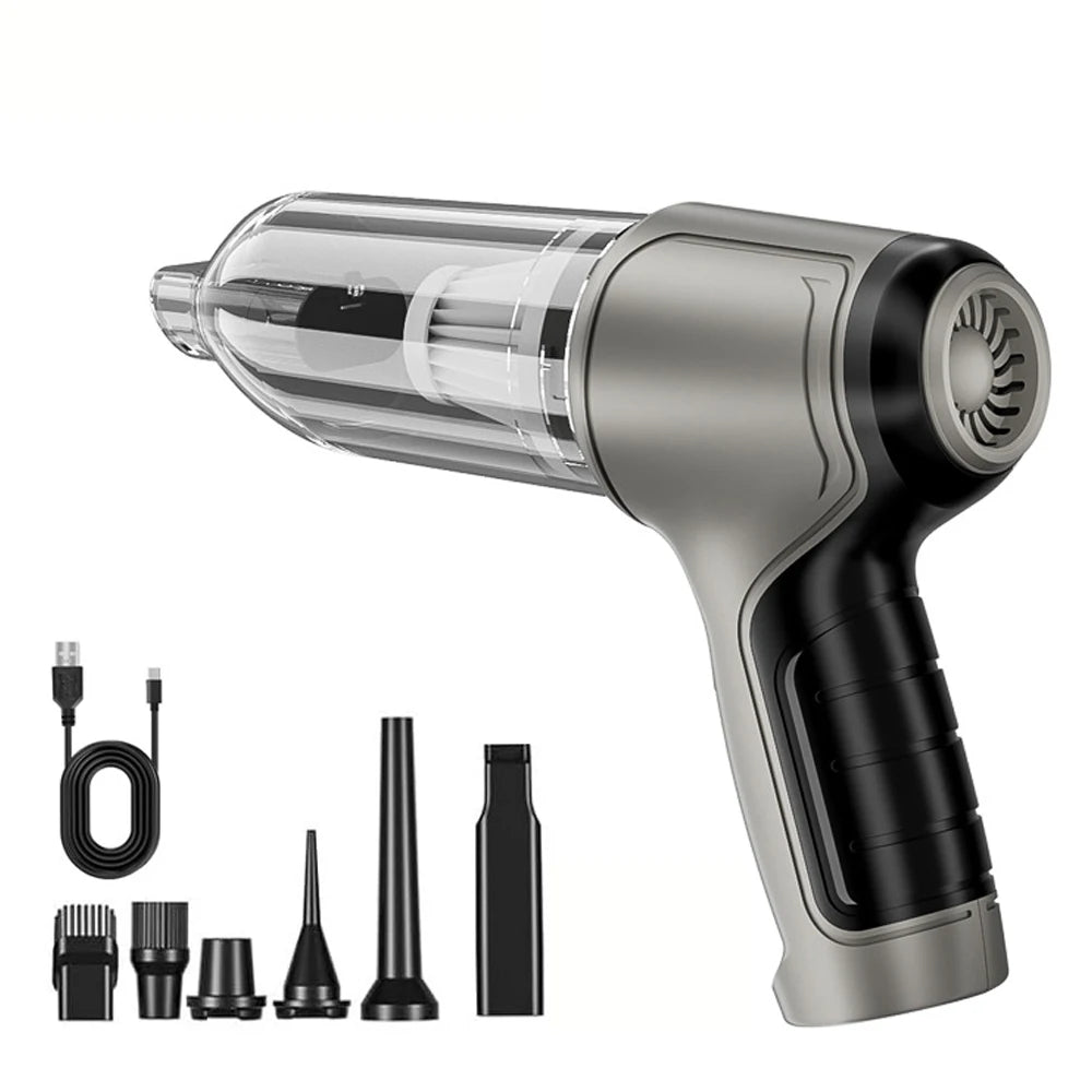 Car Vacuum Cleaner Wireless Portable Vacuum Machine 95000PA Strong Suction Handheld Mini Cleaner High Power Blower for Cars Home