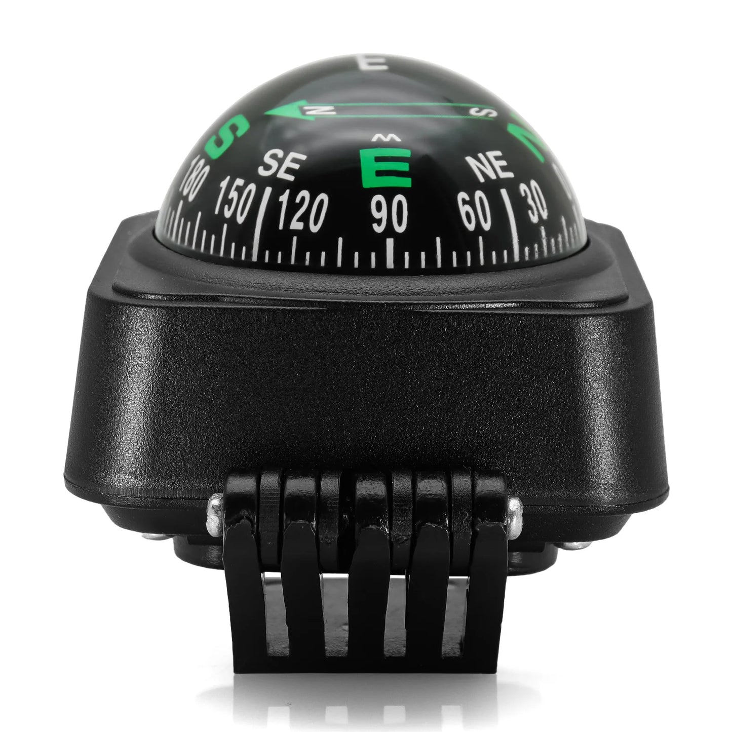 Outdoor Adjustable Navigation Dashboard Car Compass For Car Boat Cycling Hiking Direction Pointing Guide Ball Shaped Compass