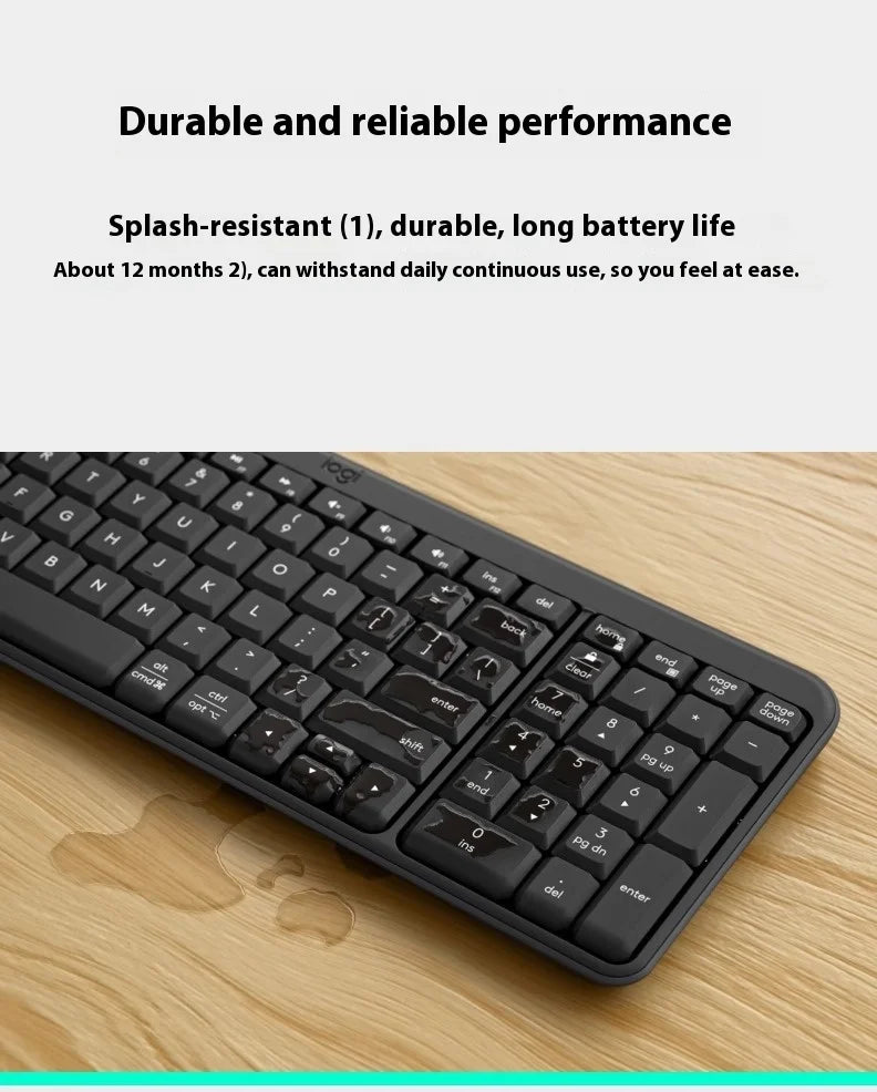 Logitech K251 Bluetooth Keyboard 99 Keys with Stand Holder, Wireless for Mac, IPhone, Android, Tablet, PC - 2025 New Release