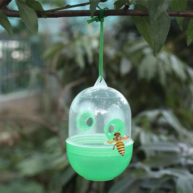 Hanging Plastic Asian Hornet Catcher Wasp Trap Fly Killer Anti Bee Killing Mosquito Yellowjacket Pest Control For Kitchen Garden