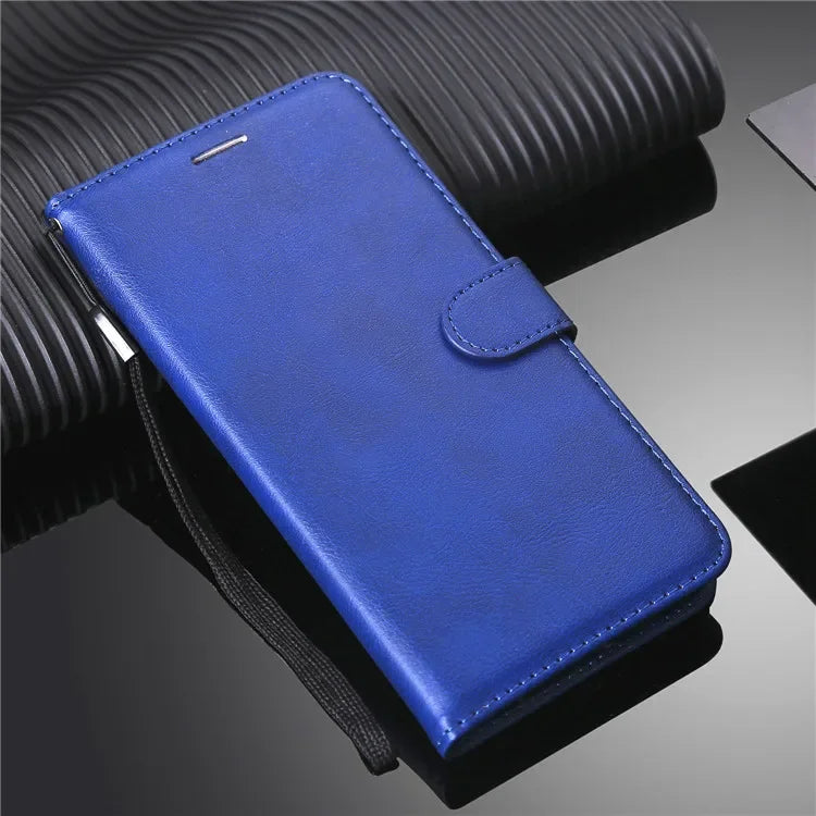 Leather Flip Phone Case For Samsung Galaxy Note 8 9 10 Plus 20 Ultra M35 M55 M54 M53 M52 M33 M31S M32 M23 M10 M62 Wallet Cover