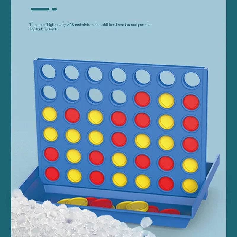 Foldable Children's Online Board Game Classic Battle 4 Chess Family Toys Early Puzzle Thinking Training Gifts