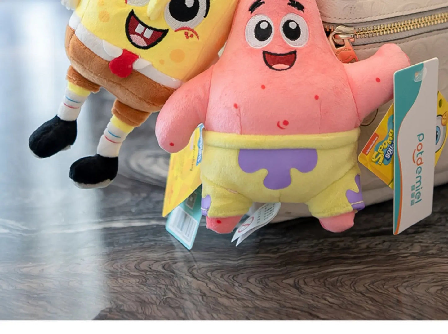 Anime Spongebob Squarepants Patrick Star Squidward Eugene H. Krabs Gary Kawaii Stuffed Plush Toys keychain Birthday Gift For Kid