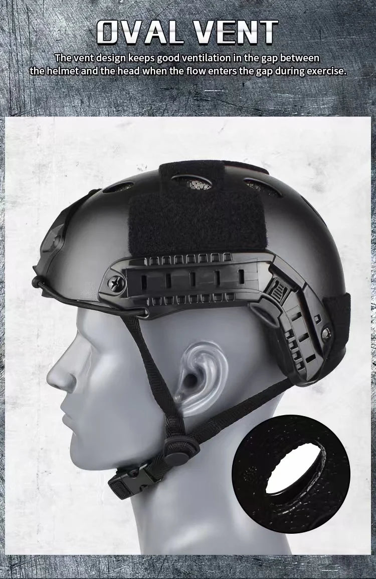 ZLang Tactical Airsoft Helmet With Full Face Mask For Hunting Cos Paintball Shooting Alien Mask and ABS Fast Helmet Protection